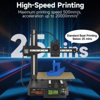 Продавам 3D Принтер Kingroon KP3S PRO V2 Klipper PLA TPU ABS и други, снимка 4 - Принтери, копири, скенери - 44214231