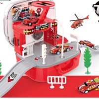Пожарникарски комплект играчка, снимка 1 - Коли, камиони, мотори, писти - 42670510