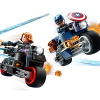 LEGO® Marvel Super Heroes 76260 - Мотоциклетите на Черната вдовица и капитан Америка, снимка 5 - Конструктори - 42605541