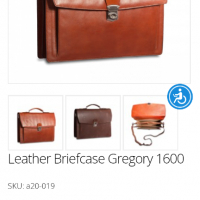 Бизнес чанта Gregory Leather , снимка 11 - Чанти - 36252829