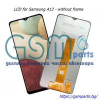 LCD Дисплей + рамка ЗА SAMSUNG GALAXY A12, снимка 1 - Резервни части за телефони - 36217601