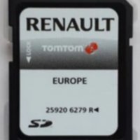 2023 RENAULT SD Card Carminat TOMTOM LIVE 10.65 Europa Навигационна SD Карта Супер подробна последна, снимка 2 - Аксесоари и консумативи - 34147363