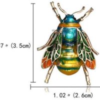 Ретро-брошка Земна пчела, снимка 3 - Други - 44175978