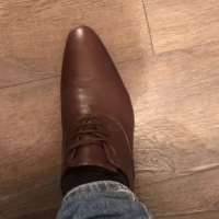 Кафяви мъжки обувки номер 42, снимка 2 - Спортно елегантни обувки - 36199592