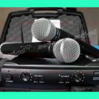 ДВА БЕЗЖИЧНИ МИКРОФОНА Shure-Sm58 Vocal artist Uhf в куфарче , снимка 5 - Микрофони - 36273033