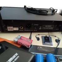 Двуканална VHF безжична микрофонна система, комплект микрофони, снимка 4 - Микрофони - 42376670