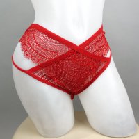 Нови с етикет еротични дамски червени бикини L размер, снимка 7 - Бельо - 35676751