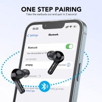 Нови Безжични слушалки Спортни с кутия за зареждане Earbuds за музика, снимка 5 - Bluetooth слушалки - 39669039