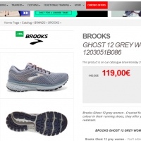 маратонки  Brooks Ghost 12 Purple Grey  номер 41 , снимка 3 - Маратонки - 36074127