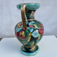 Уникална ръчно изработена порцеланова ваза. №2110, снимка 6 - Антикварни и старинни предмети - 36190304