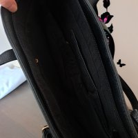 Стилна и практична, черна чанта JOHNNY, като нова, снимка 6 - Чанти - 40129229