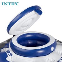 Надуваем охладител Intex Mega Chill Blue/White, 89 см , снимка 2 - Надуваеми легла - 41286431