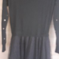 Черна дамска рокля с тюл, снимка 5 - Рокли - 35724705