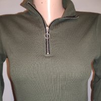 блузка с цип, снимка 2 - Блузи с дълъг ръкав и пуловери - 39965325