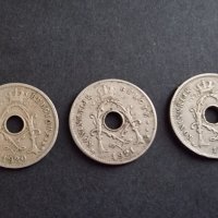 Монети . Белгия. 5 цента.  1920 , 1921, 1925  година., снимка 5 - Нумизматика и бонистика - 40992753