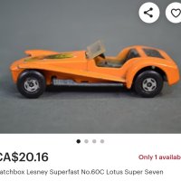 Matchbox Lotus Super Seven, снимка 7 - Колекции - 40449205