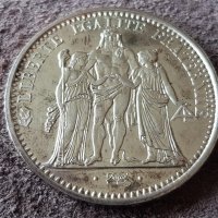 10 франка 1970 Франция СРЕБРО сребърна монета в качество 2, снимка 5 - Нумизматика и бонистика - 41372944