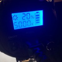 Andoer LM60Bi Преносима LED запълваща светлина за фотография 60W Студийна видео светлина 3000K-5600K, снимка 10 - Светкавици, студийно осветление - 41097702