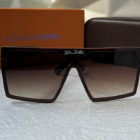 Louis Vuitton 2023 висок клас мъжки слънчеви очила маска Дамски Унисекс, снимка 8 - Слънчеви и диоптрични очила - 44797369