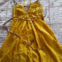 Оригинална рокля в жълто, снимка 2 - Рокли - 40896698