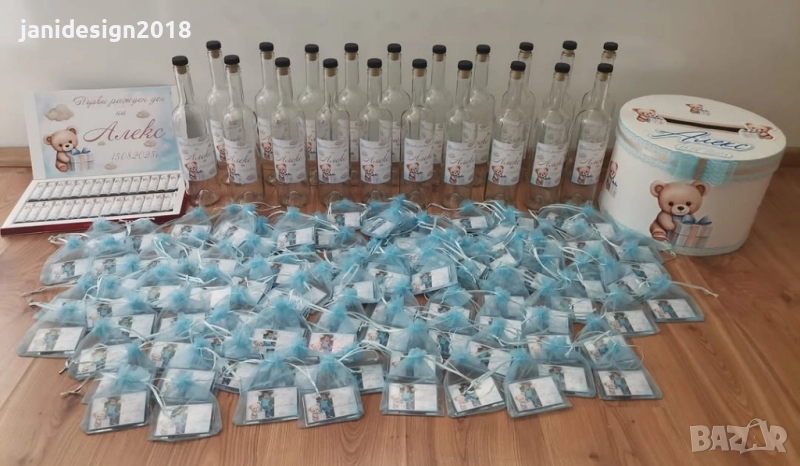 комплект за рожден ден на тема Мечета , снимка 1