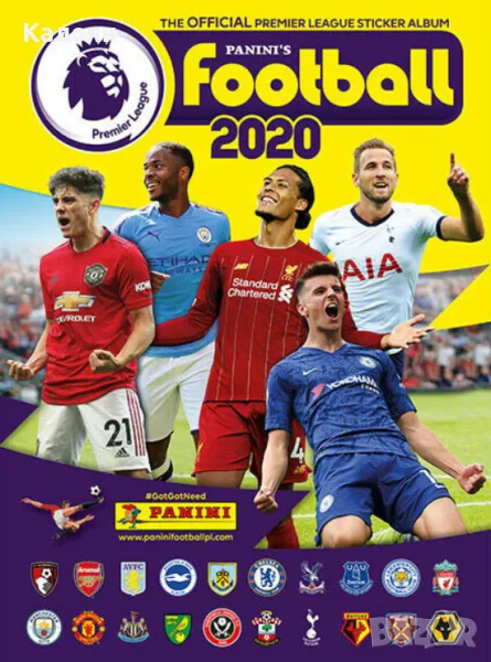 Албум за стикери Премиър лийг футбол 2020 (Английското първенство сезон 2019/2020) (Панини), снимка 1