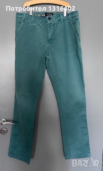 Мъжки зелен панталон Pull&Bear, р-р eur44, снимка 1