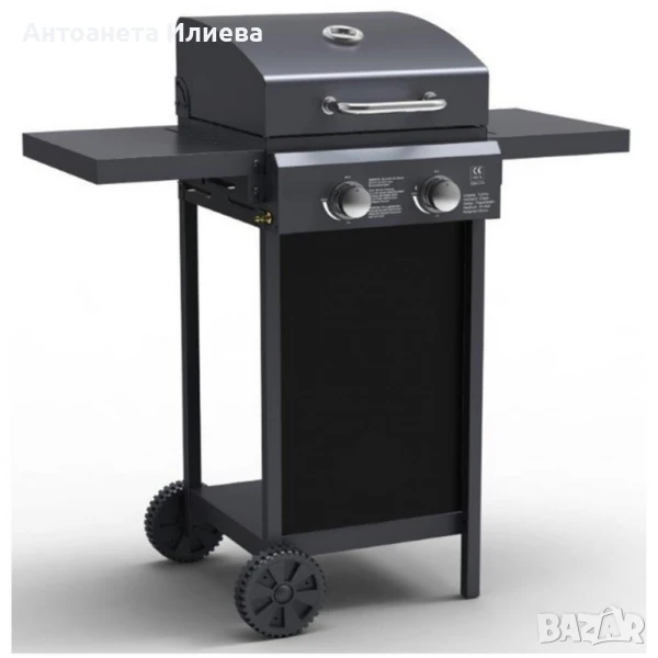 Газово барбекю Muhler с 2 горелки, 2x2.8kW, снимка 1
