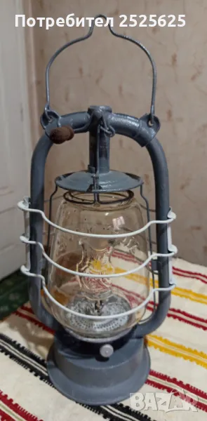 Голям германски газен фенер, снимка 1