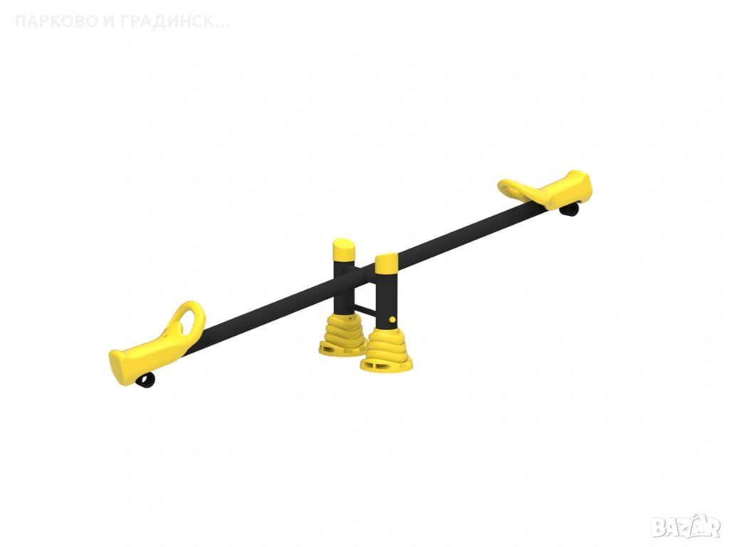 Детска люлка,клатушка тип везна. Метална поцинкована обезопасена конструкция с гаранция от производи, снимка 1