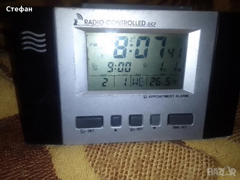 часовник, календар, аларма, термометър , снимка 1