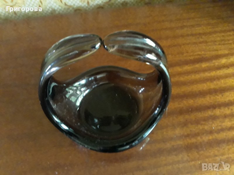 Кошничка от цветно стъкло, снимка 1