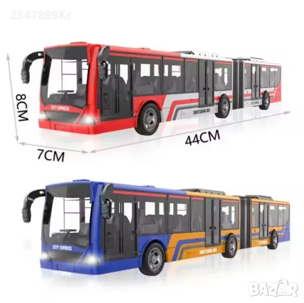 Реалистичен автобус с дистанционно управление – перфектното съчетание на дизайн и забавление, снимка 1
