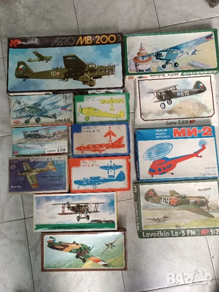 Стари модели самолети за сглобяване , снимка 1