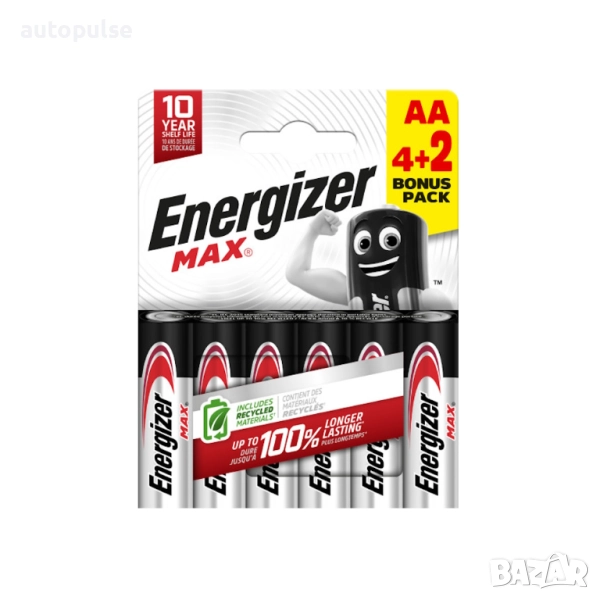 Батерии Energizer MAX AA 4+2 броя, снимка 1