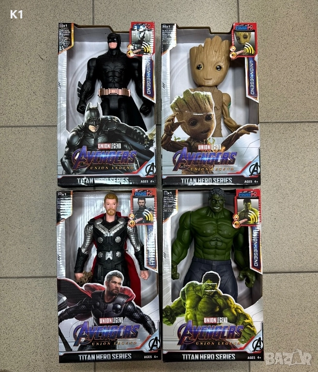Големи Фигурки Avengers 30см Хълк/Батман/Груут/Доктор Стрейндж, снимка 1
