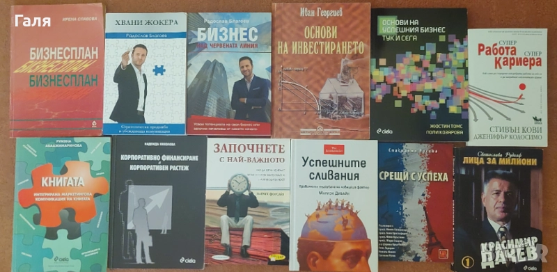 Книги за бизнес, работа и успехи по 5лв., снимка 1