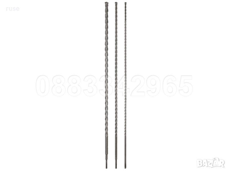 НОВИ! Свредла ударни 1000мм Parkside SDS-Plus за бетон камък тухла, снимка 1