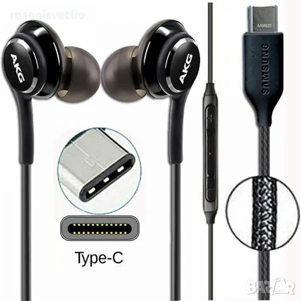 Handsfree Samsung Headphones, оригинални слушалки SAMSUNG AKG, снимка 1