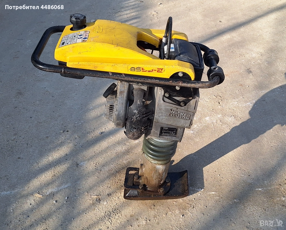 Wacker neuson bs50-2 пачи крак, трамбовка, снимка 1
