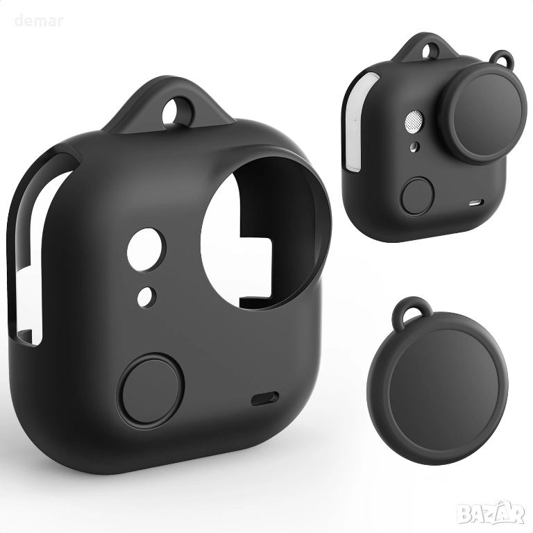 K&F CONCEPT Защитен калъф за Insta360 Go Ultra, силиконов, с капак за обектив, снимка 1