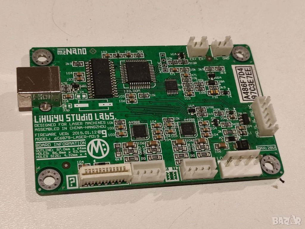 Платка процесорна за управление на мощен СО2лазер нова, снимка 1