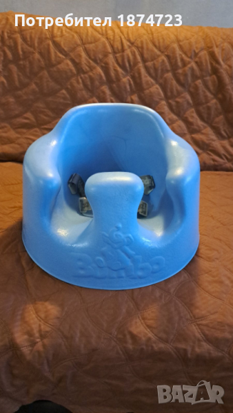 BUMBO бебешко столче за под от пяна COOL BLUE, снимка 1