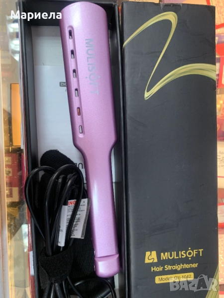 Преса за коса с титаниеви плочи / Преса с широки плочи 232°С, снимка 1