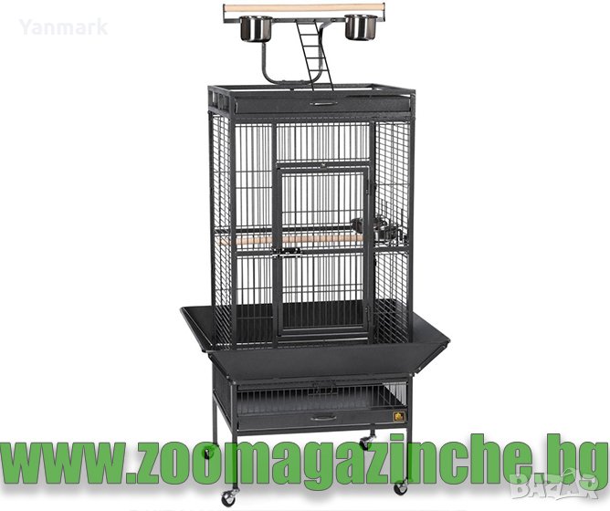 Масивна клетка за едри и средни папагали на стойка, снимка 1