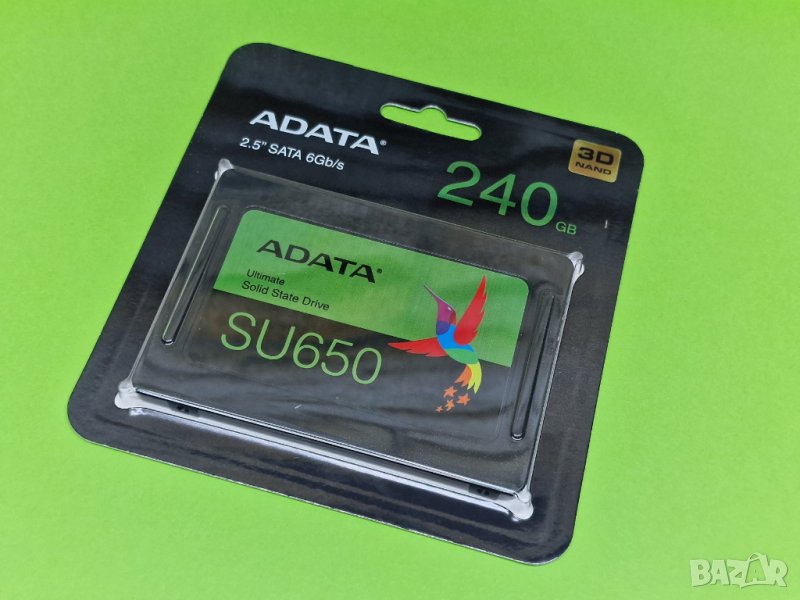 ⚠️Нов бърз SSD диск ССД хард диск 240GB A-Data, снимка 1