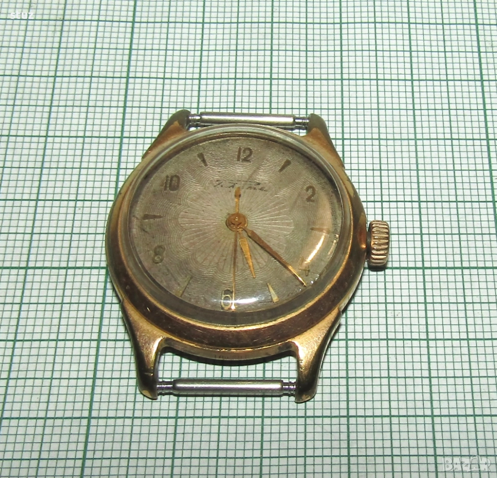 Мъжки часовник Ракета, позлатен AU20, снимка 1