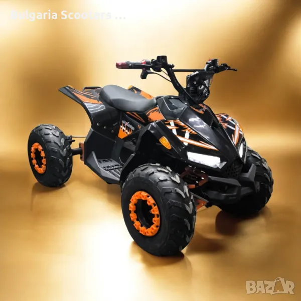 ATV Eлектрическо MaxMotors Mudhawk 1500W Black & Orange, снимка 1