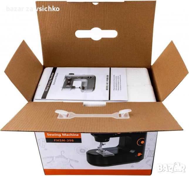 QVC Немска Мини шевна машина, компактна и удобна за домашна употреба, снимка 1