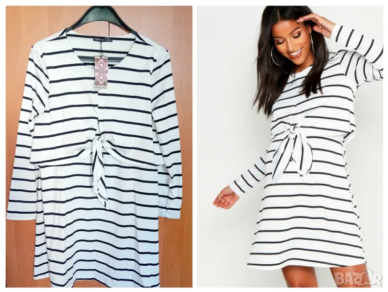 Бяла рокля Boohoo , снимка 1